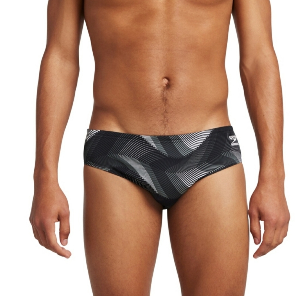 Speedo NWT Men's Endurance+ Precision Brief Swimsuit - Printed sz 28